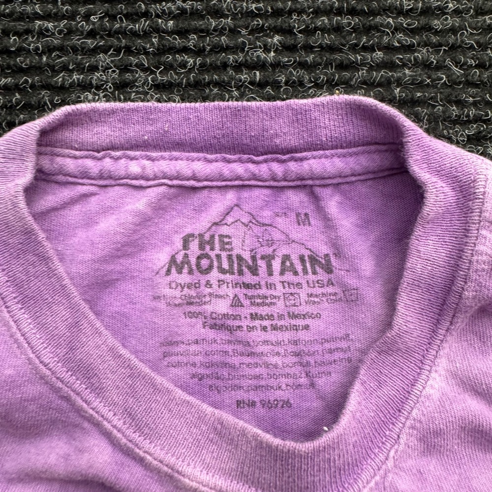 The Mountain Purple Tie Dye Wolf Native American Spirit T-Shirt Mens Medium 2008 - Picture 5 of 13